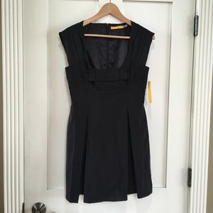 NeW Alice + Olivia Black Bow Mini Dress